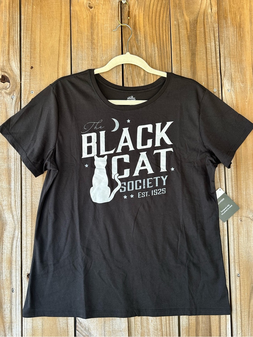 Black Cat Society T-shirt Women’s Size Large 12-14